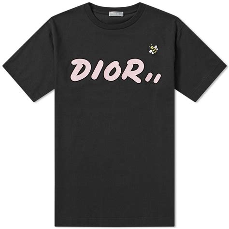 dior bee tee shirt|Dior black t shirt.